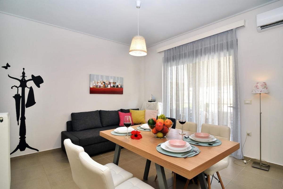 New Apartment Near The Beach. Hriszí Aktí Haniá Kültér fotó