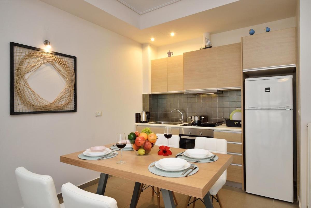 New Apartment Near The Beach. Hriszí Aktí Haniá Kültér fotó