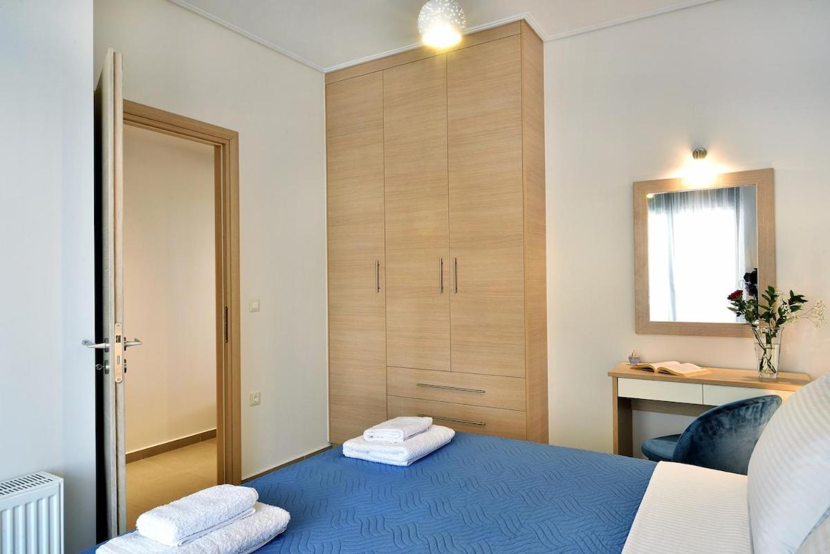 New Apartment Near The Beach. Hriszí Aktí Haniá Kültér fotó